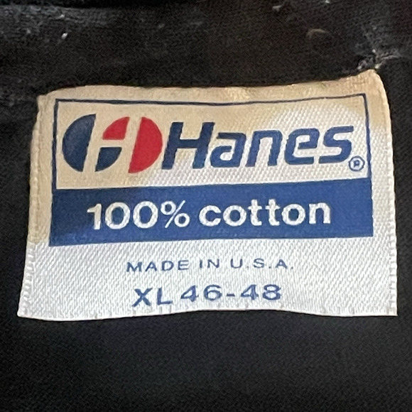 Ace Frehley Kiss Vintage Airbrush T-shirt XL Black White Hanes XL Both Sides SS - Picture 12 of 14